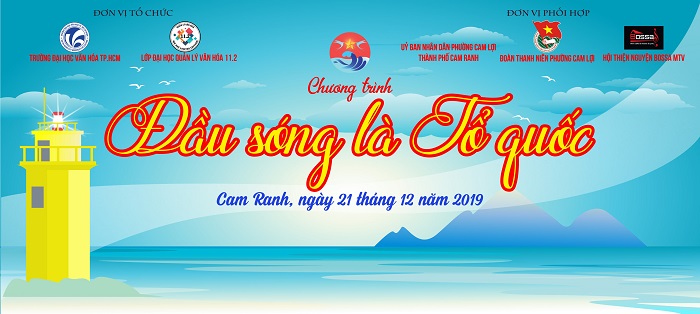 “Đầu Sóng Là Tổ Quốc”- Sự Kiện mang ý nghĩa nhân văn và đầy nhiệt huyết của tuổi trẻ Đại học văn hóa TP.HCM