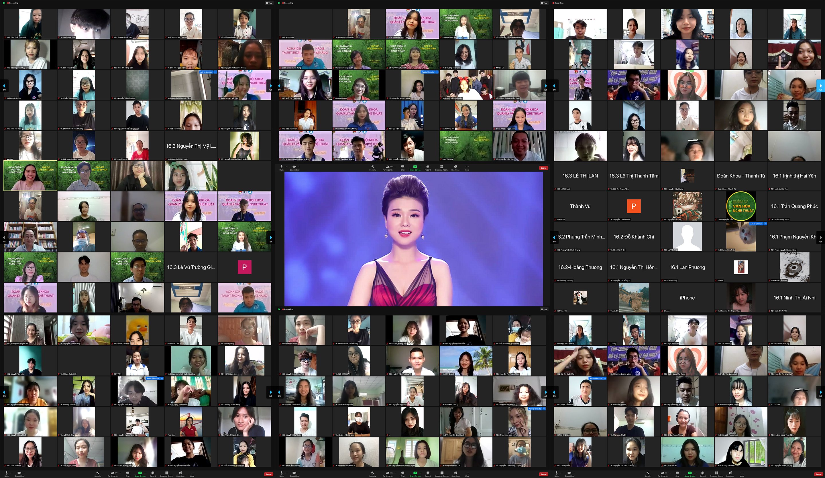 Khoa Quản lý văn hóa, nghệ thuật tổ chức gặp mặt Tân sinh viên Khóa học 2021 - 2025